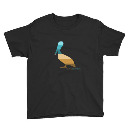 Striped Pelican - Youth Short Sleeve T-Shirt