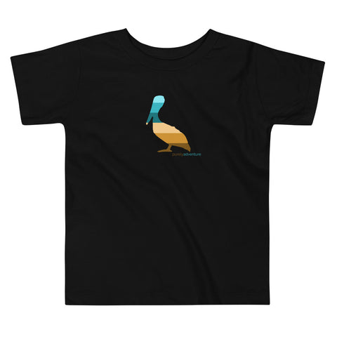 Striped Pelican - Toddler Short Sleeve Tee