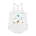 Purely Adventure Logo - Ladies' Shirttail Tank