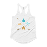 Purely Adventure Logo - Ladies' Shirttail Tank