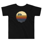 Gradient Sunset Surf Van - Toddler Short Sleeve Tee