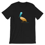 Striped Pelican - Short-Sleeve Unisex T-Shirt