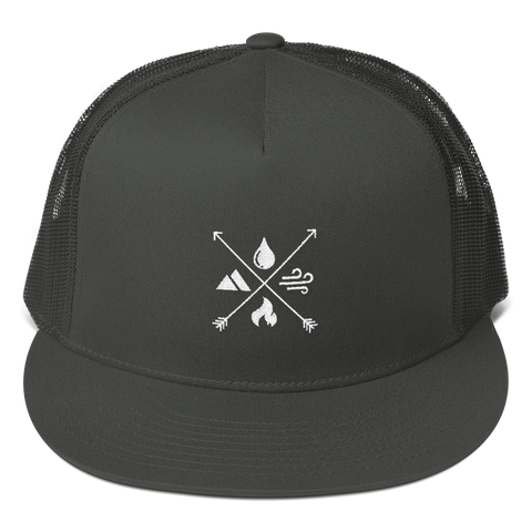 Purely Adventure Logo - Mesh Back Snapback