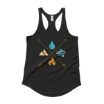 Purely Adventure Logo - Ladies' Shirttail Tank