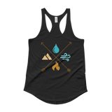 Purely Adventure Logo - Ladies' Shirttail Tank